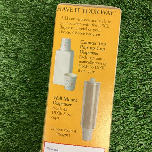 Vintage Dixie Paper Cups Floral Lattice Design 100pcs 1987 - Picture 4 of 9